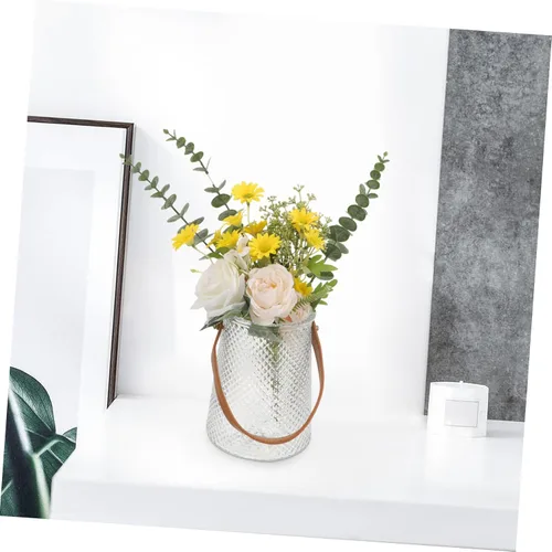 Vista 2 de Jarrón decorativo moderno, florero, flores, plantas, centros de mesa, hogar, oficina, decoración de boda