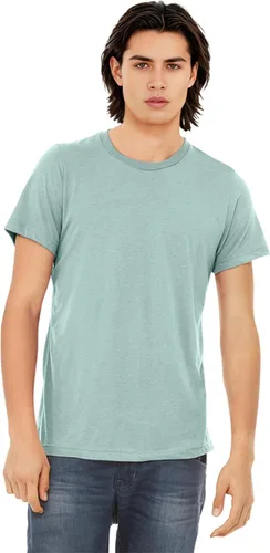 Vista 21 de BELLA+CANVAS Camiseta de cuello redondo para hombre mezcla triple oliva