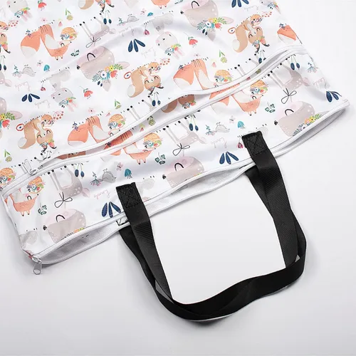 Vista 4 de Bolsa grande para pañales de tela húmeda/seca para pañales reutilizables o ropa sucia