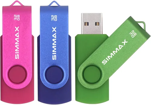 Vista 15 de SIMMAX Memory Stick 32GB USB 2.0 Unidades Flash Thumb Drive Pen Drive (32GB Morado)