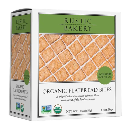 Vista 12 de Rustic Bakery Pan plano de masa madre hecho a mano, aceite de oliva y Sel Gris, galletas de charcutería de sal marina, galletas artesanales