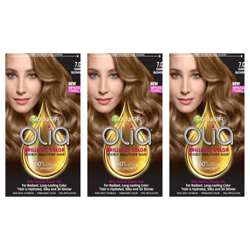 Vista 35 de Garnier Olia Tinte de cabello sin amoníaco [5.60] rojo granate medio, 1 unidad 5.6 Rojo granate medio