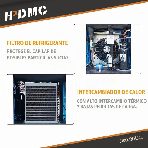 Vista 5 de Secador de aire refrigerado HPDMC 35 CFM para compresor de aire 10HP