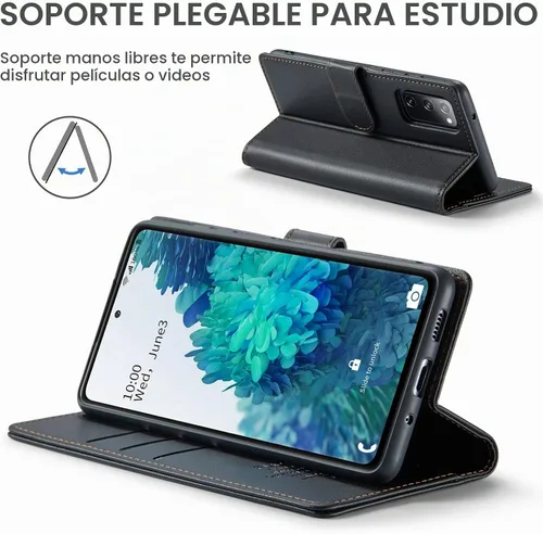 Vista 4 de FLIPALM - Funda tipo cartera para Samsung Galaxy S20 FE 5G, color negro