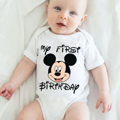 Vista 4 de My First Birthday Shirt Boy and Girl Mickey Birthday Onesie 1st Birthday Outfit Boy Mickey Shirt oh Twodles Mickey Birthday Outfit Mickey Shirt for