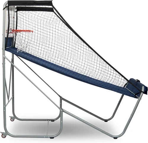 Vista 5 de Pop-A-Shot - Home Dual Shot with NCAA Graphics l Sensor Scoring l 16 Game Modes l 7 Balls l Foldable Storage l for All NCAA Fans