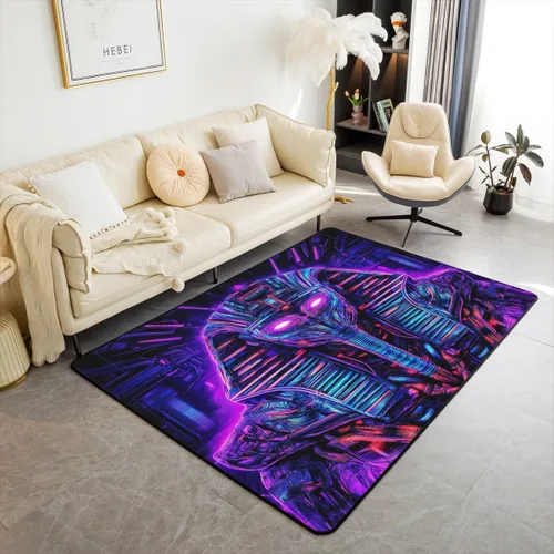 Vista 36 de Feelyou Alfombra de área con diseño de rosas de 3 x 5 para niños, con flores de Buterfly y luna, alfombra decorativa para dormitorio, niños, niñas