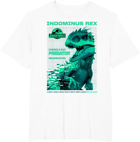 Vista 14 de Jurassic World Indominus Rex Hybrid Predator T-Shirt Small Negro