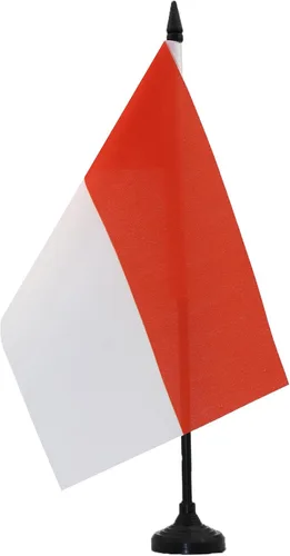 Vista 206 de AZ FLAG Aland Table Flag 4x6 in 100D Polyester Plastic Base Indoor use Finnish 15x10 cm desk flag stitched finish with reinforced edges with