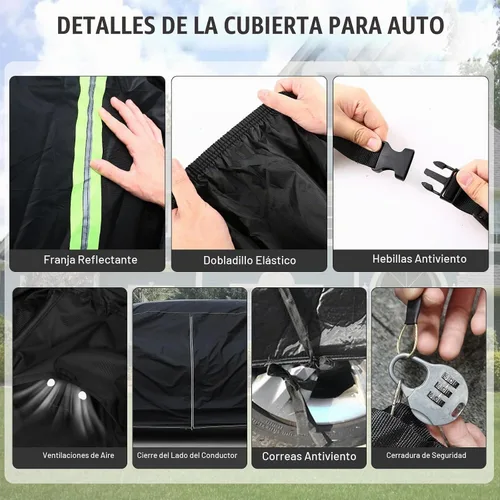 Vista 2 de Funda impermeable para automóvil compatible con Toyota 4Runner 1984-2002 de 2/4 puertas, accesorios de SUV, fundas clásicas para automóvil para todo