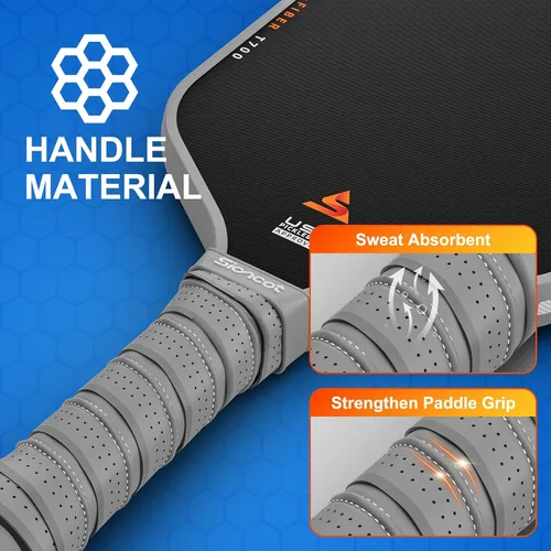 Vista 5 de Thermoformed Carbon Fiber Pickleball Paddle