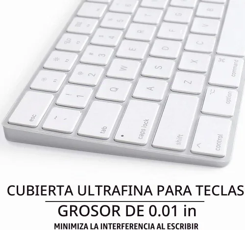 Vista 4 de ProElife Funda de teclado para Apple Magic Keyboard 2018-2017 con teclado numérico A1843 US Enter MQ052LL/A Teclado inalámbrico Bluetooth Ultra