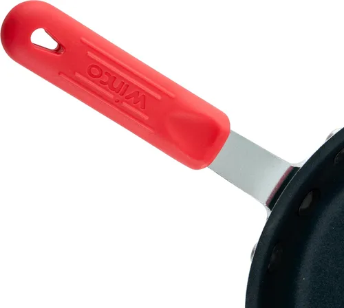 Vista 6 de Winco - Sartén/Sartén de aluminio de grado comercial, acabado antiadherente con mango de toque frío, 8 pulgadas