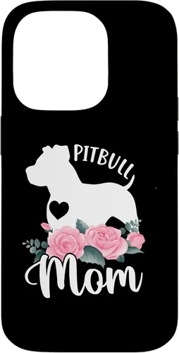 Vista 17 de Pitbull Mom Pitbulls Dog Cooler Saying Case for iPhone 17