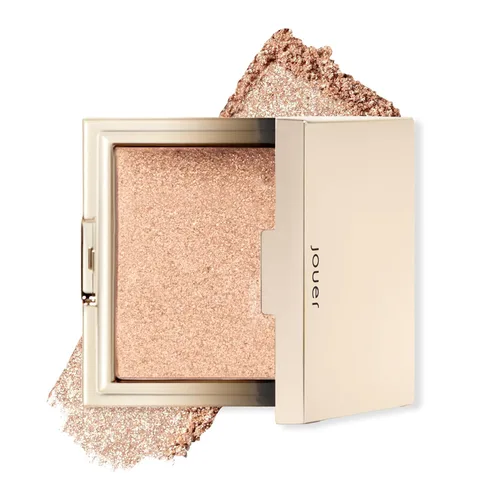 Vista 7 de Jouer Resaltador en polvo - Polvo iluminador para rostro - Maquillaje luminizador - Pigmento para construir - Talco, parabeno, libre de crueldad