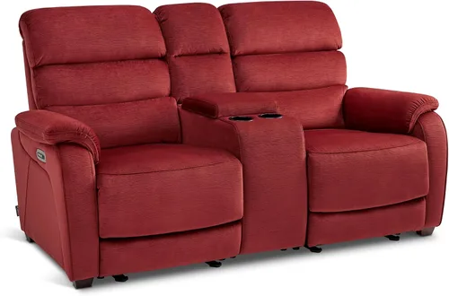 Vista 11 de MCombo ST258M3 - Sofá reclinable eléctrico de pared de 87.2 pulgadas con mesa abatible, sofá reclinable con reposacabezas ajustables, puertos