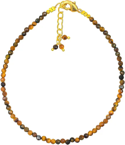 Vista 10 de TGH Pulsera de cuentas naturales con piedras preciosas microfacetadas, joyería para ella, cristales curativos energéticos de piedra natal, cadena