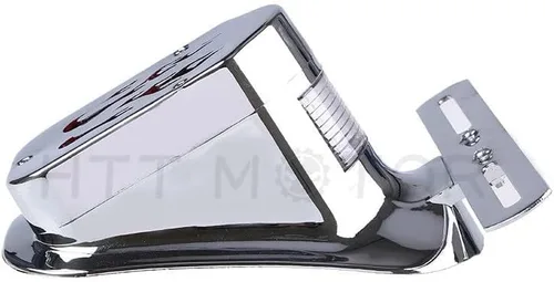 Vista 6 de Flame Fire - Luz trasera de freno compatible con H-D Cafe Racer Bobber Chrome USA