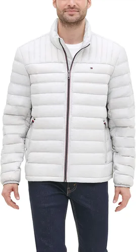 Vista 22 de Tommy Hilfiger Chaqueta acolchada plegable con aislamiento de plumón real para hombre Negro