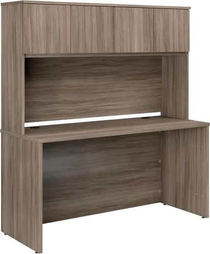 Vista 8 de Sauder Affirm Escritorio de 60" y gabinete de 60" Cc Ste A2 Clásico acabado de cereza.
