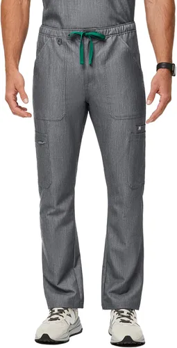 Vista 13 de Pantalones de limpieza tipo cargo FIGS Cairo, ajuste clásico de pierna recta BLK