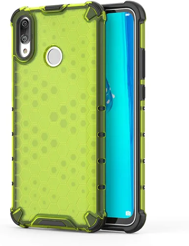 Vista 156 de Pzwoxukhov Funda compatible con Huawei Nova 3i, compatible con Huawei P Smart+ 2018 Honeycomb Anti-Drop Shock-Absorbing Case Negro