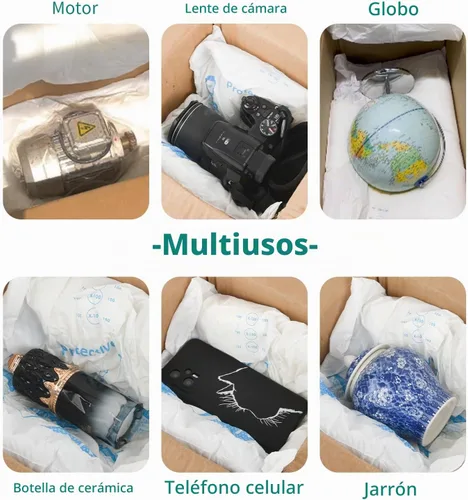 Vista 6 de 8 piezas de espuma expandible de 14 x 16 pulgadas para PC y artículos de forma irregular, espuma de embalaje expandible a prueba de golpes