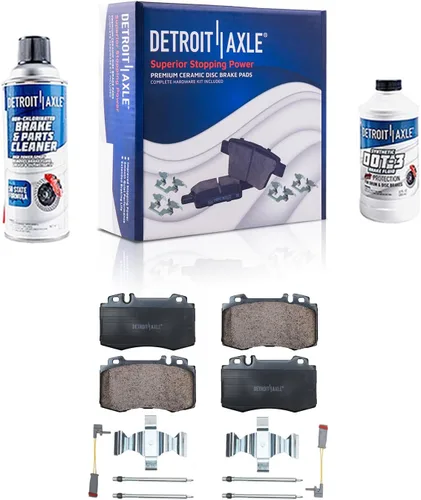 Vista 46 de Detroit Axle - Pastillas de Freno Delantero Izquierdo Reemplazo de Pinza de Disco para Ford Fusion Mazda 6 Lincoln MKZ Mercury Milan 2006-2012