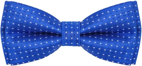Vista 5 de Collar de perro con pajarita para regalo de niña o niño, pajarita suave y duradera, punto azul, talla S