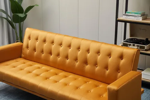 Vista 4 de Bonrcea Sofá cama de 75 pulgadas, sofá futón de terciopelo, capacidad de 500 libras para sala de estar pequeña, casa rodante, apartamento pequeño