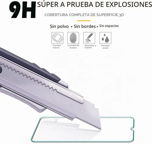 Vista 3 de Paquete de 3 protectores de pantalla de vidrio templado compatibles con Samsung Galaxy A14 5G / Galaxy A14, sensible al tacto, compatible
