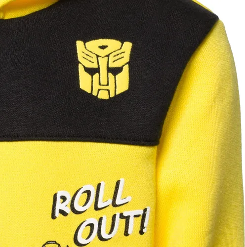 Vista 4 de Transformers Optimus Prime Bumblebee Megatron - Sudadera con capucha de media cremallera para niños pequeños a grandes