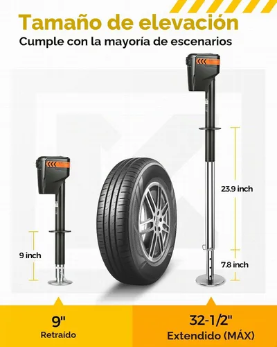 Vista 6 de KYX Gato eléctrico para remolque de 3500 libras, Elec A-Frame Tongue Jack