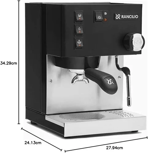 Vista 5 de Máquina de Espresso Rancilio Silvia, Negra Negro