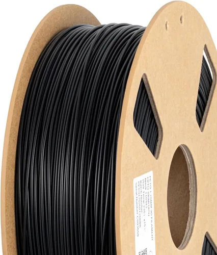 Vista 3 de Filamento PETG Negro para Impresora 3D de 1.75mm 1KG Material de Impresión 3D