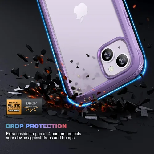 Vista 528 de DIACLARA - Funda transparente compatible con iPhone XR 6.1 pulgadas 2018