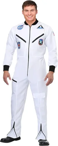 Vista 5 de Disfraz de astronauta para adultos, color blanco