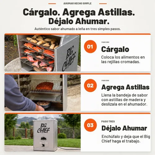 Vista 6 de Smokehouse Products Big Chief - Ahumador eléctrico