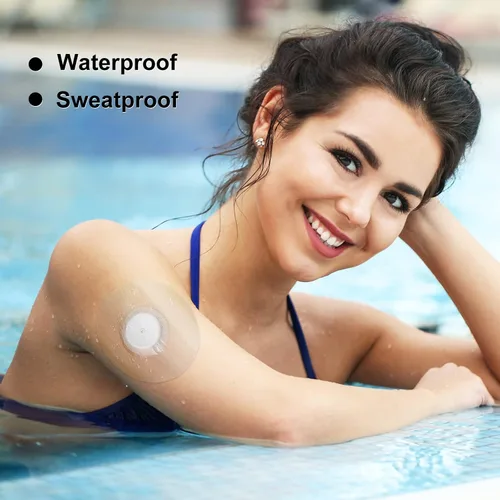 Vista 3 de Libre 2 Plus Fundas para Sensores & Parches Adhesivos para Sensor CGM Impermeables Freestyle para Libre 1/2/3 Plus, Hipoalergénicos y Libres