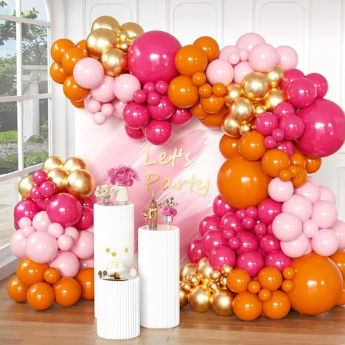 Vista 13 de Kit de guirnalda de arco de globos burdeos, 154 globos burdeos granate negro y dorado para baby shows, boda, novia, despedida de soltera, asistente