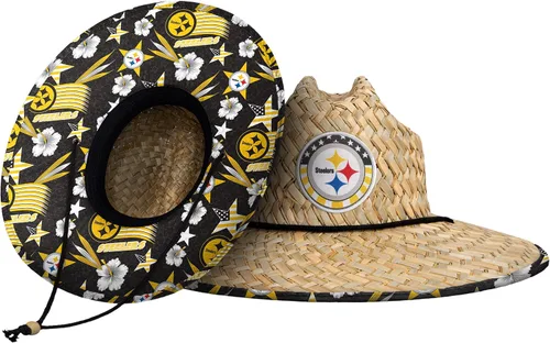 Vista 89 de FOCO - Sombrero de paja con logotipo de equipo universitario de NCAA y estampado floral para hombre