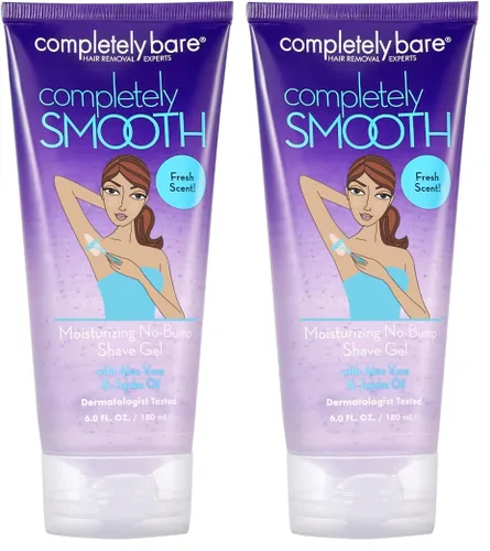 Vista 10 de completely bare completamente suave Gel de afeitado hidratante sin golpes Aloe Vera Aceite de jojoba 6 onzas líquidas