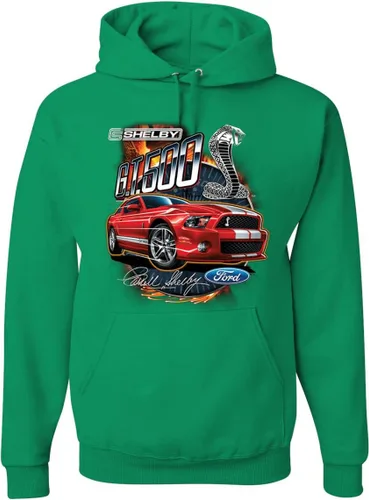 Vista 28 de Wild Bobby Shelby GT500 Cobra - Sudadera con capucha con diseño oficial de Ford Motors Cars and Trucks