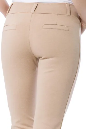 Vista 4 de Fishers Finery Ecofabric Ponte - Pantalones de vestir elásticos y rectos para mujer