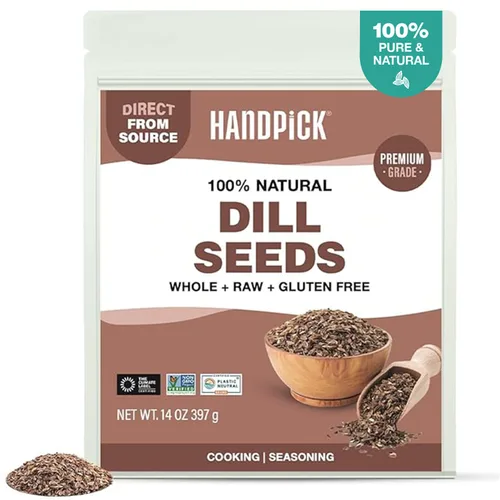 Vista 23 de HANDPICK Ajwain Seeds - Semillas enteras de Carom (14 onzas), veganas, sin gluten, sin OMG, obispos de carom crudas, origen indio, empaquetadas