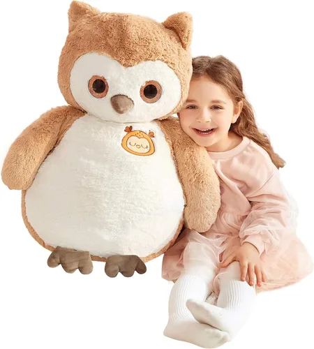 Vista 13 de IKASA Animal de Peluche de Gato Grande Juguete de Peluche, Gatito Gigante Lindo Juguetes Suaves Jumbo, Peluche Enorme de Gran Tamaño Peluche