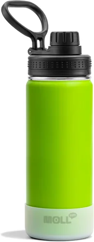 Vista 46 de Botella de agua de 12 oz para niños de acero inoxidable con aislamiento al vacío de boca ancha Botella de agua deportiva - Pequeña botella de agua