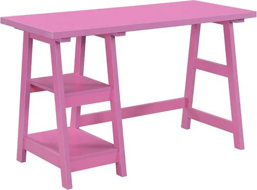 Vista 11 de Escritorio de caballete Convenience Concepts Designs2Go, Madera manufacturada, Blanco
