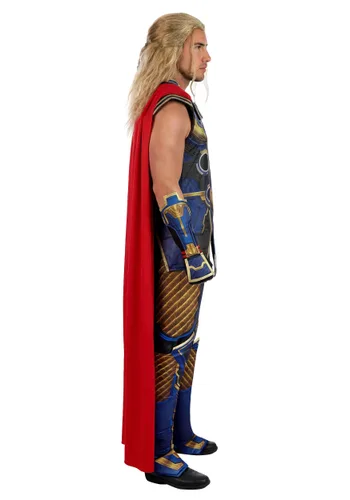 Vista 4 de Disfraz Premium para Hombre de Thor Love and Thunder de Marvel Multicolor