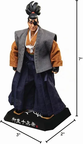 Vista 12 de Beast Kingdom Samurai Shodown: Jubei Yagyu DAH-071 - Figura de acción dinámica de 8 cciones, multicolor